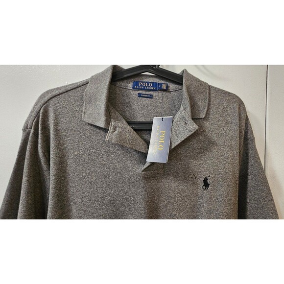 Polo Ralph Lauren Classic Fit Polo Shirt Heather Grey Men's Size Medium - Picture 4 of 15
